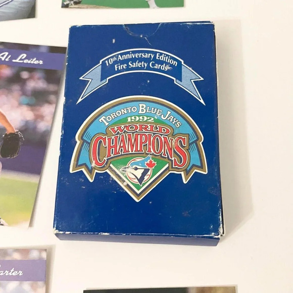 1992 10th Anniversary  Edition Toronto Blue Jays Fire Safety Cards - Picture 3 of 16